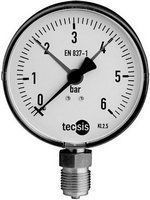 Manometer 1/2" 0-6 bar Edelstahl