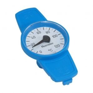 Thermometer blau