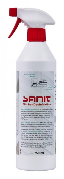 SANIT Flächendesinfektion 750 ml